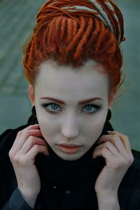 Red dreads | Dreadlocks girl, Rasta hair, Orange dreadlocks