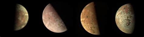 4 Junocam Views Of Jovian Moon Io