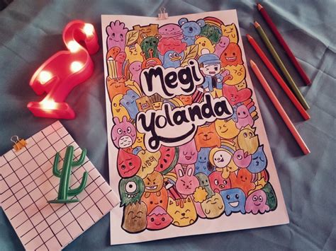 Terbaru 24+ Gambar Doodle Art Berwarna