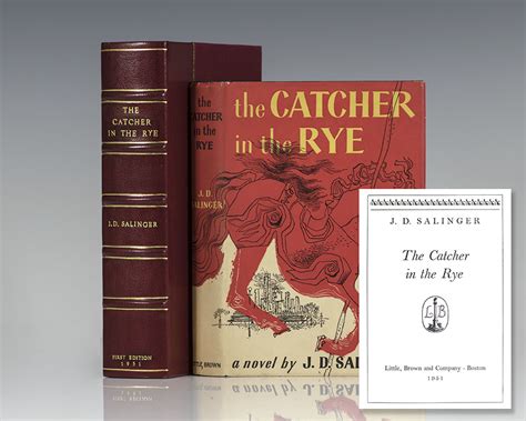 the catcher in the rye j d salinger first edition