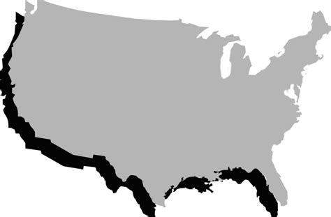 United States Clipart Border State Gray Map Of Usa Png Download