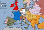 Map of Europe in 1700 : r/MapPorn