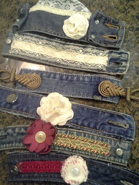 Handmade Ts And Wrap Ideas My Denim Bracelets