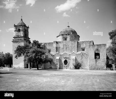 Mission San Jose Y San Miguel De Aguayo San Antonio Texas Stock Photo