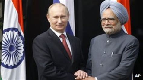 India Russia Sign New Defence Deals Bbc News