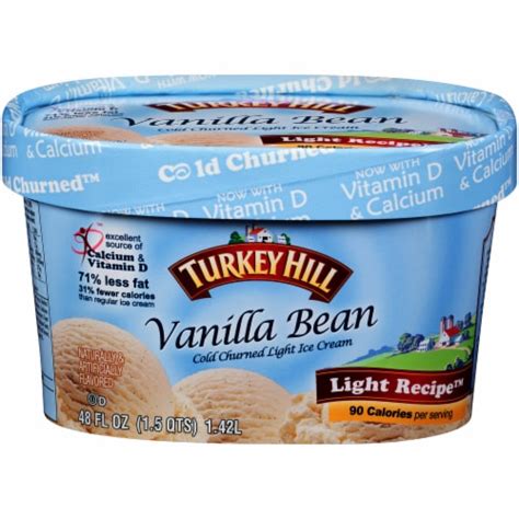 Turkey Hill Light Vanilla Bean Ice Cream 48 Fl Oz Fred Meyer