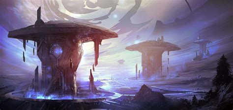 Download Mysterious Forerunner Structure In The Midst Of A Halo Battle