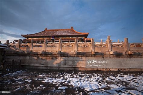 Forbidden City After Snow High Res Stock Photo Getty Images
