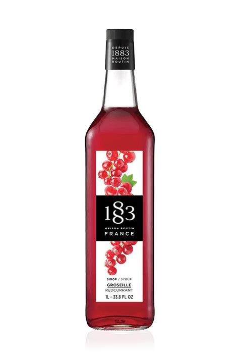 1883 Redcurrant Syrup For Cocktails And Hot Drinks 1883 Maison Routin