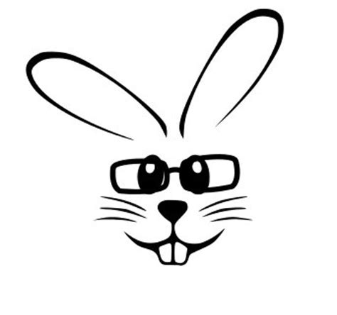 easter bunny glasses svg file digital by sweetsouthernsassy1