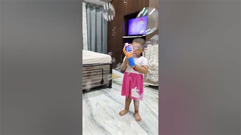 Alisha Playing With Bubbles 🔫 Youtube