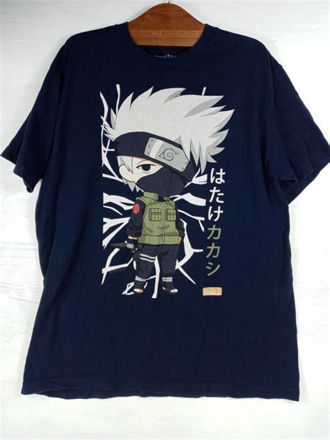 Kakashi Chibi T Shirt 2007 Naruto Shippuden Mens Large Gem