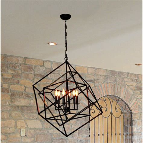17 Stories Fredrico 6 Light Candle Style Geometric Chandelier And Reviews