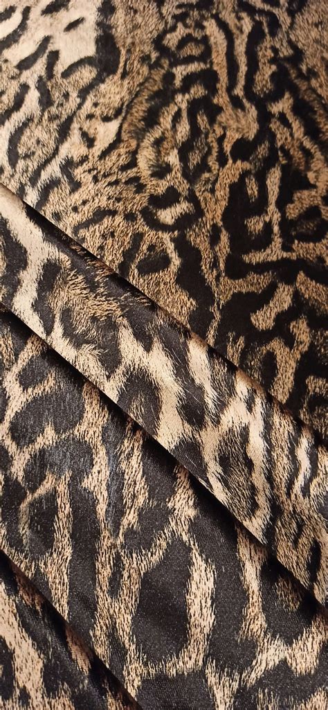 Sample Luxury Animal Print Upholstery Velvet Fabric Velvet Etsy