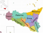 File:Map of region of Sicily, Italy, with provinces-en.svg - Wikimedia ...