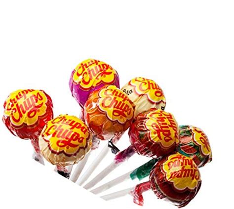 Chupa Chups Lollipops Original Assorted Flavors 1 Lb Bag Bulk Candy