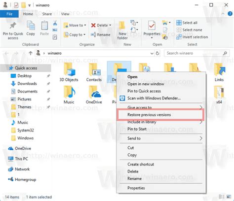 How To Restore Previous Versions Of Files In Windows 10