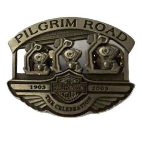 Vintage Harley Davidson 100th Anniversary Limited Edition Pin Pilgrim