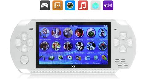 X6 Handheld Console 10000 Built In Games Justtdirect