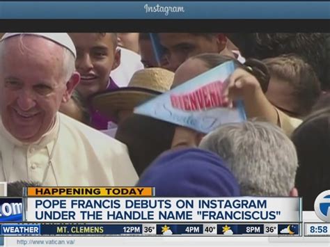 Pope Francis Joins Instagram