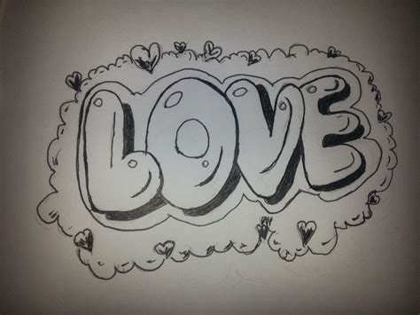 Love Tekeningen Lettering I Love You — Grafika Wektorowa