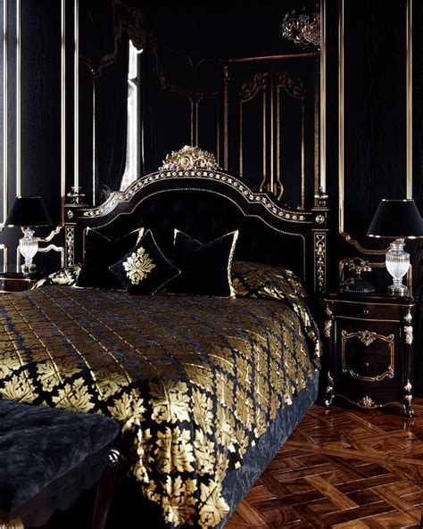 Black And Gold On Behance Royal Bedroom Gothic Bedroom Luxury Bedroom