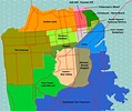 San Francisco Districts • Mapsof.net