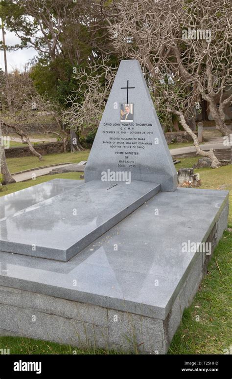 The Grave Of David John Howard Thompson Prime Minister Of Barbados In St John Parish Church