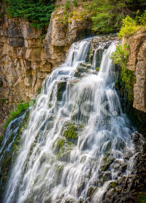 Gardner River Falls Stock Photo Royalty Free Freeimages