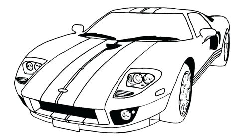 Red, yellow and blue looks awesome on the car. Mustang Car Coloring Pages at GetColorings.com | Free ...