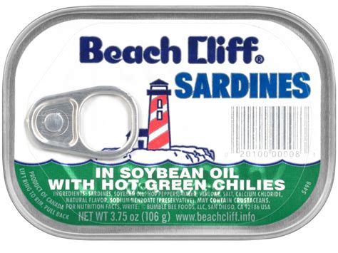 Sardines In Soybean Oil With Hot Green Chilies Canned Nutrition Facts