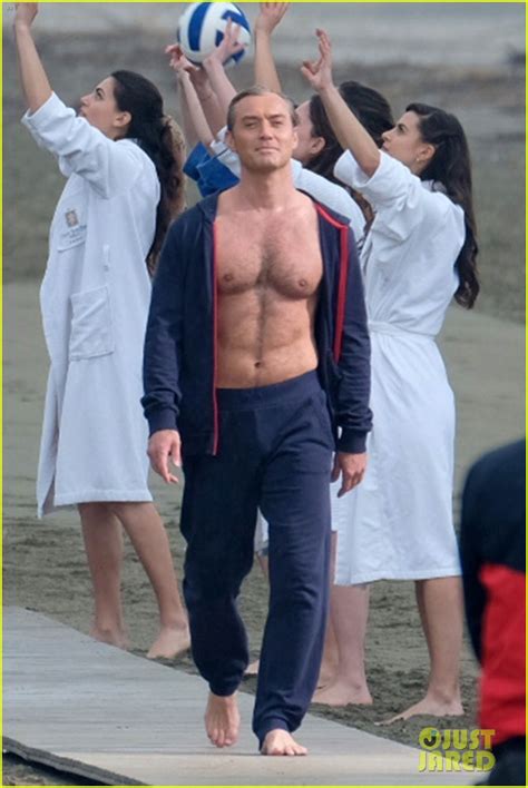 Jude Law Leaves Nothing To The Imagination In These Shirtless Speedo