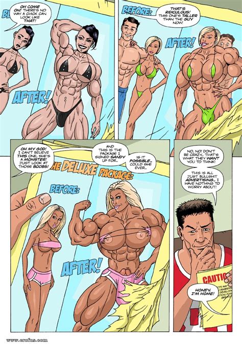 Page Various Authors Free Comic Kinky Rocket Comix Female Muscle
