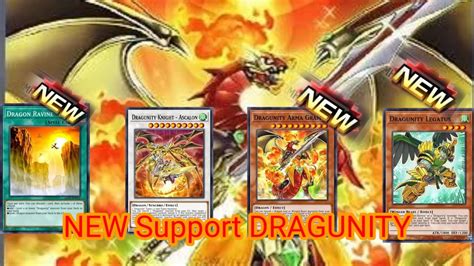 New Support Dragunity Dragunity Deck Yu Gi Oh Duel Links Youtube