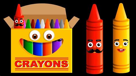 Colors For Kids With Crayons Best Learning Colors Video For Children