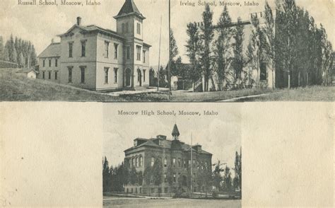 Public Schools Of Moscow Idaho Circa 1908 Russell School Flickr