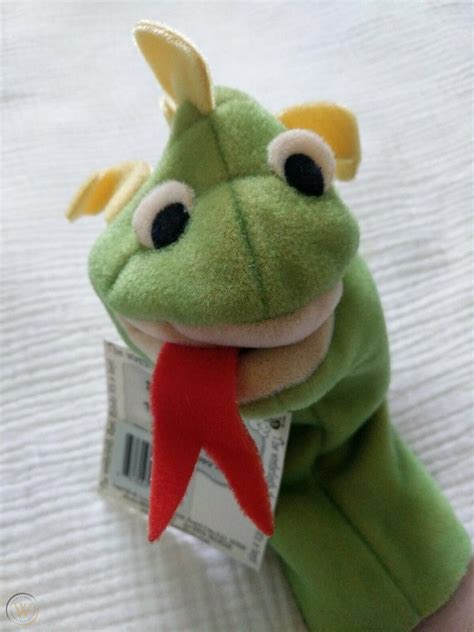 Baby Einstein Puppet Green Dragon Original Tub Buddies With Tag