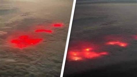 Pilot Stunned By Mysterious Red Glow Over The Atlantic That Hes Never