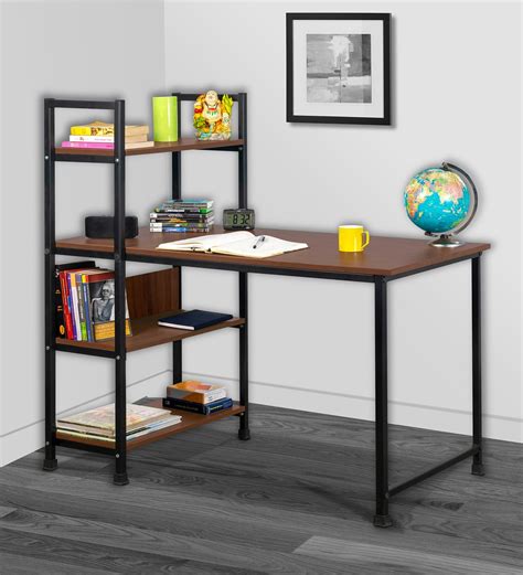 Buy Winner Writing Table In Acacia Dark And Black Finish At 100 Off By