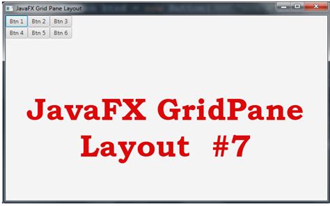 Java GUI Creating GridPane Layout In JavaFX Codeloop