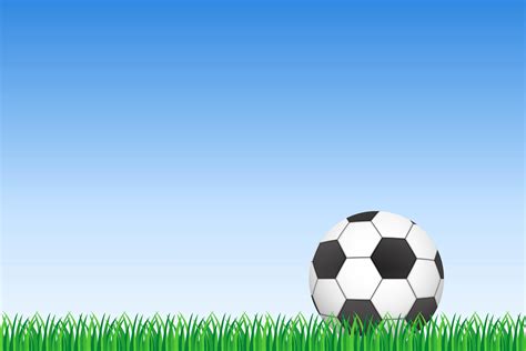 Football Or Soccer Ball On Green Grass 1214250 Download Free Vectors