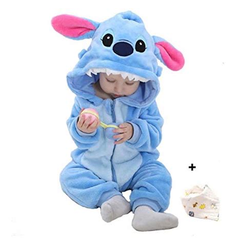 Pijama Kigurumi Stitch Para Bebe Invierno Joaquina Moda