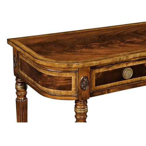 Regency Style Mahogany Console Table Swanky Interiors