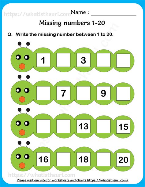 Mathematics Preschool Missing Numbers 1 100 Worksheet 4 Worksheets