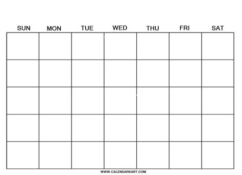 Our calendar templates are free to download and available in many formats such as word, excel, pdf or png. 10 Free Printable Blank Calendar Templates {Fillable PDF} » CALENDARKART