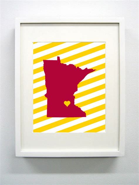 Minneapolis Minnesota Landmark State Giclée Print 8x10 Etsy