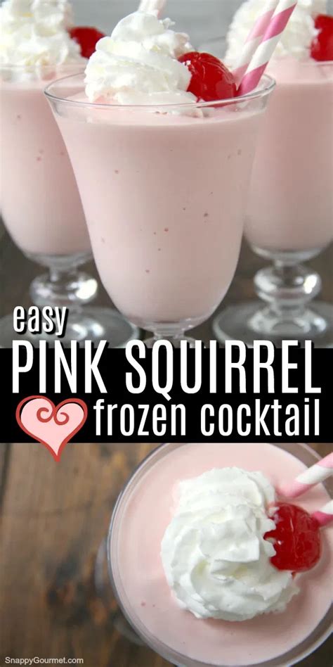 Last updated jul 12, 2021. Pink Squirrel Frozen Cocktail, an easy ice cream drink ...