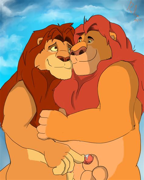Rule 34 Anthro Balls Cum Disney Father And Son Feline Fellatio Lion