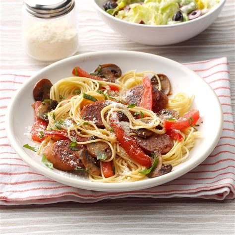 Find hundreds more quick and delicious pasta recipes at chatelaine.com. Smoked Sausage with Pasta Recipe | Taste of Home