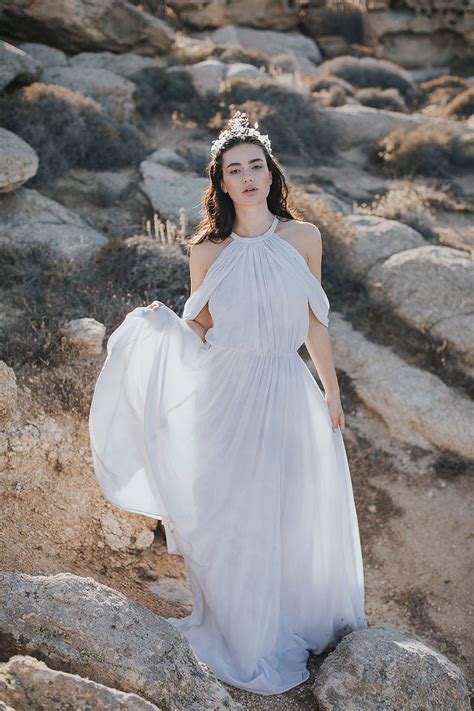 Ancient Greek Style Wedding Dress Weddingtalesgr Greek Style